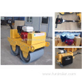 550kg double drum walk behind baby road roller